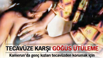 Tecavüze karşı göğüs ütüleme!