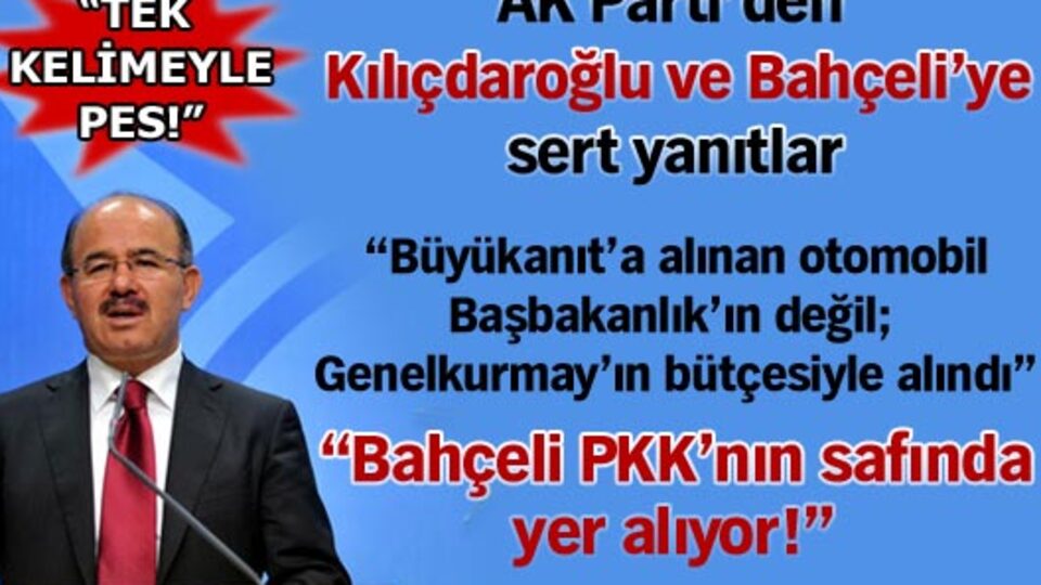 AK Parti'den Kılıçdaroğlu ve Bahçeli'ye yanıt