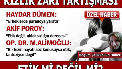 "Kızlık zarı ameliyatı" tartışması