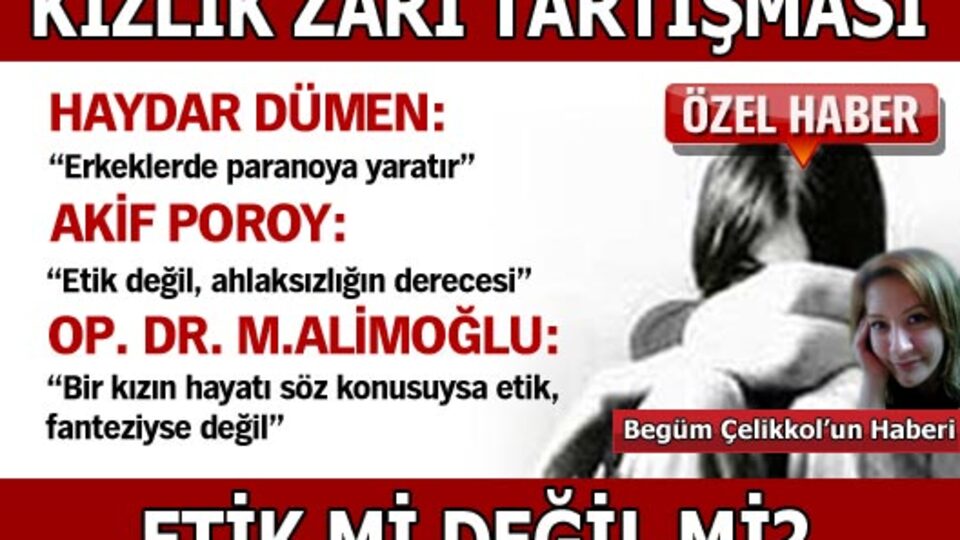"Kızlık zarı ameliyatı" tartışması