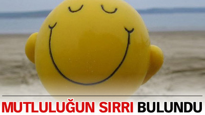 Mutluluğun sırrı bulundu!