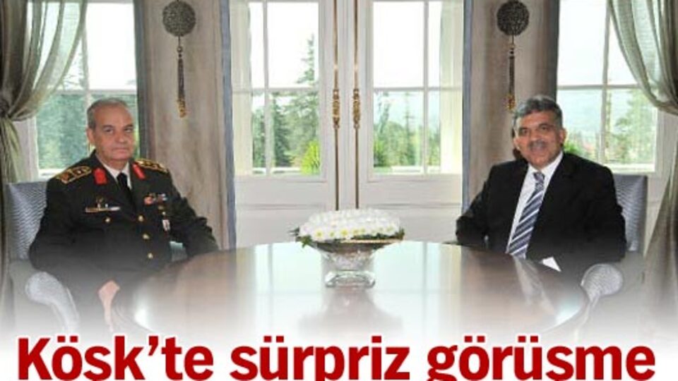 Köşk'te sürpriz görüşme