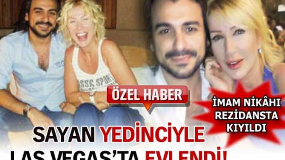 Yedincisiyle Las Vegas'ta evlendi