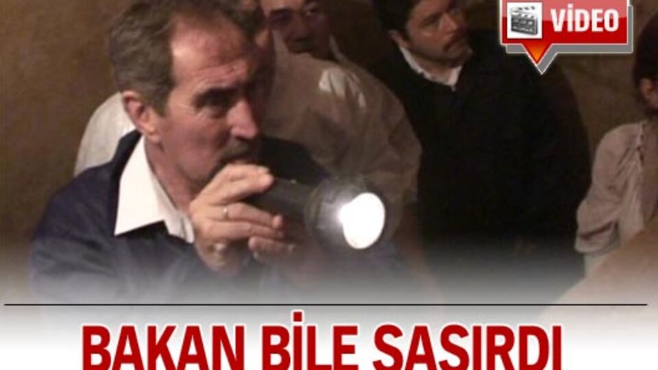 Bakan bile şaşırdı!