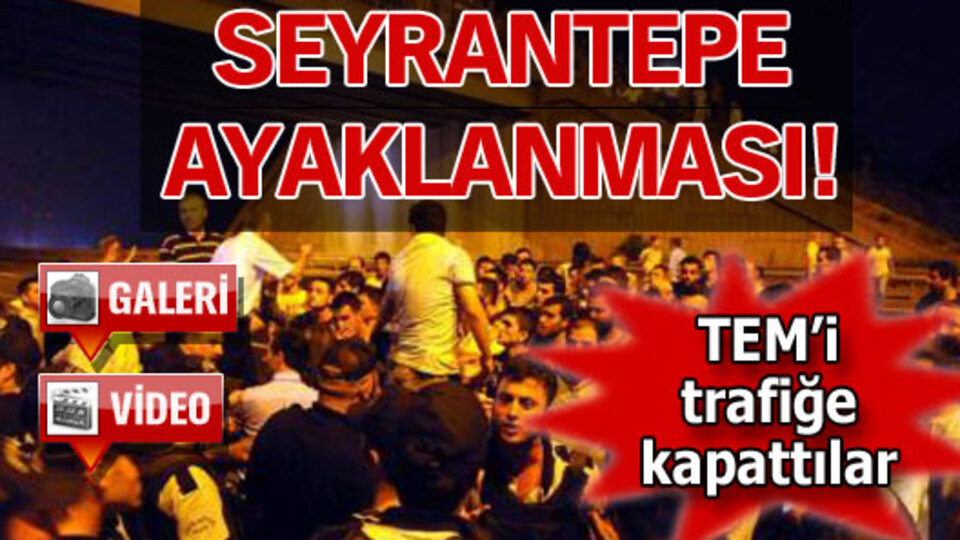 Seyrantepe Stadı için mahalle ayaklandı