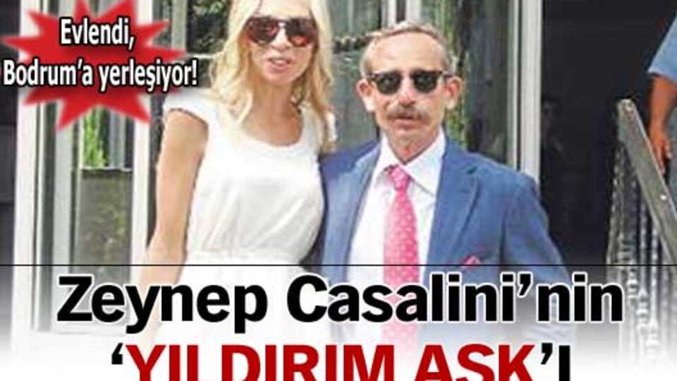 Zeynep Casalini dünya evine girdi