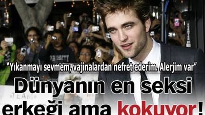 Dünyanın en seksi erkeği ama kokuyor