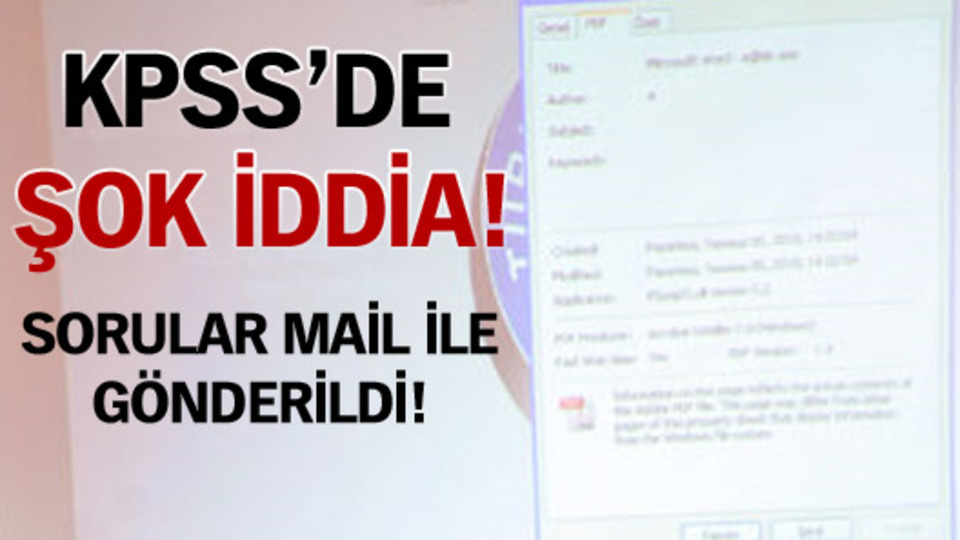 KPSS'de şok iddia!