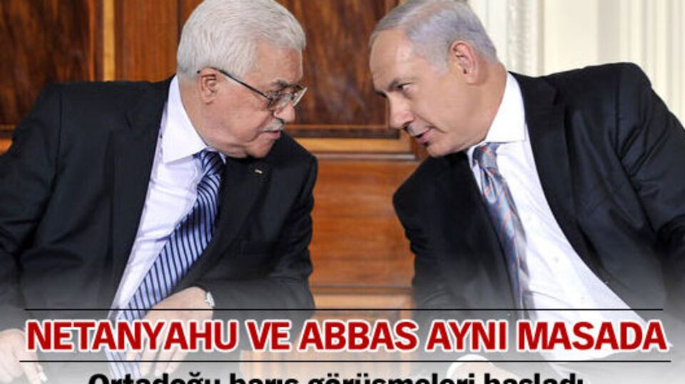 Netanyahu ve Abbas aynı masada