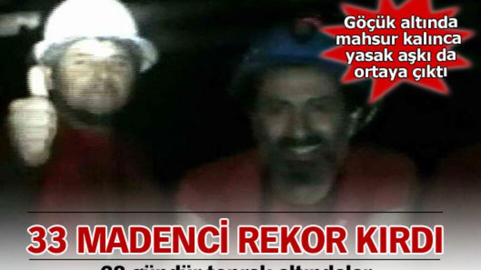 33 madenci rekor kırdı