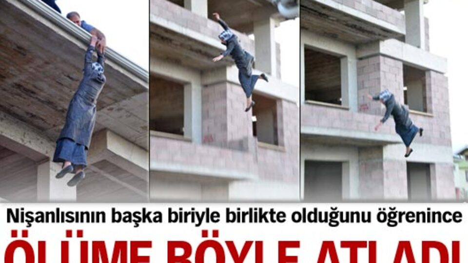 Ölüme böyle atladı GALERİ