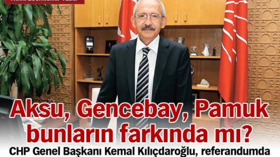 Aksu, Gencebay, Pamuk bunların farkında mı?