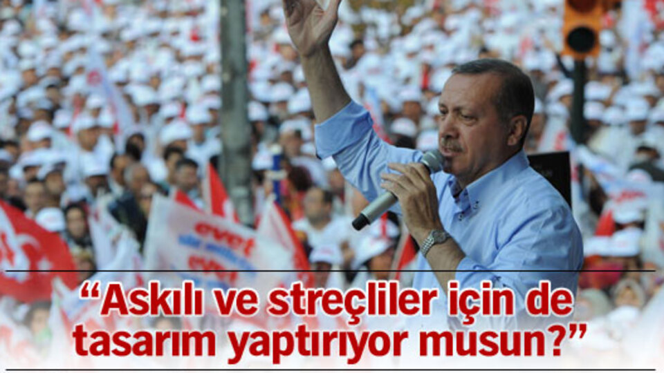 "Askılı ve streçliler için de tasarım yaptırıyor musun?"