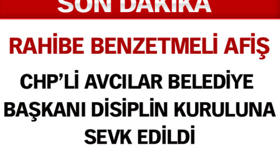 Rahibe benzetmeli afiş