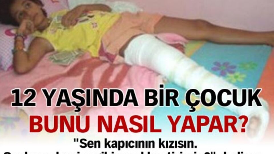 12 yaşında bir çocuk bunu nasıl yapar?
