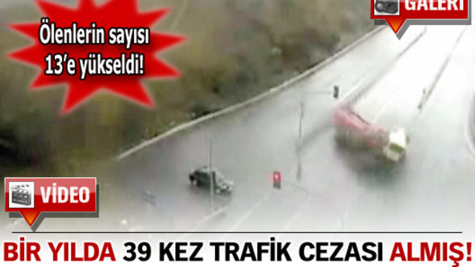 39 kez trafik cezası aldı kırmızı ışıkta böyle geçti!