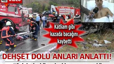 Dehşet dolu anları anlattı