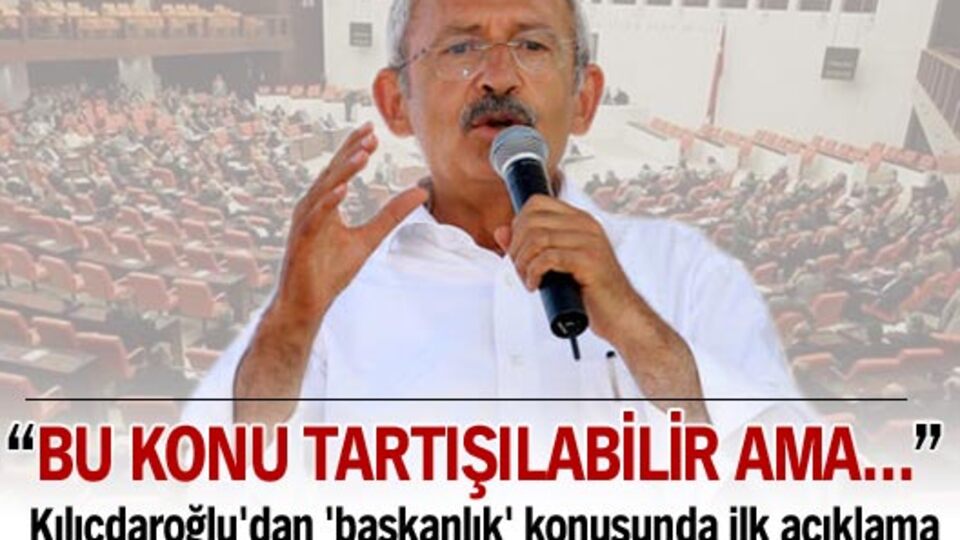 "Bu konu tartışılabilir ama..."