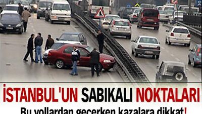 İstanbul'un sabıkalı noktaları