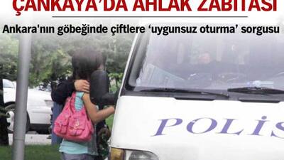 Çankaya'da ahlak zabıtası