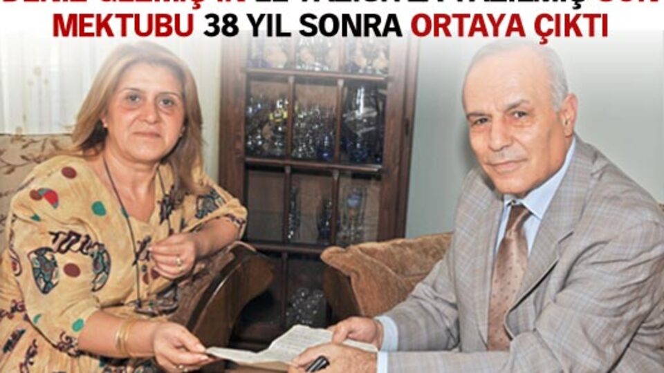 Deniz Gezmiş'in mektubu ortaya çıktı