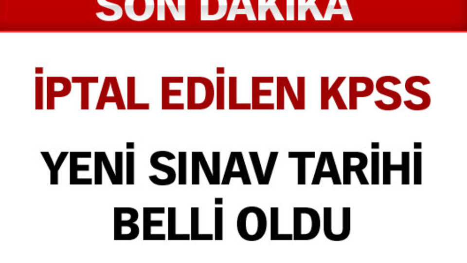 KPSS ve TUS tarihleri belli oldu