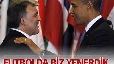 Futbolda biz yenerdik