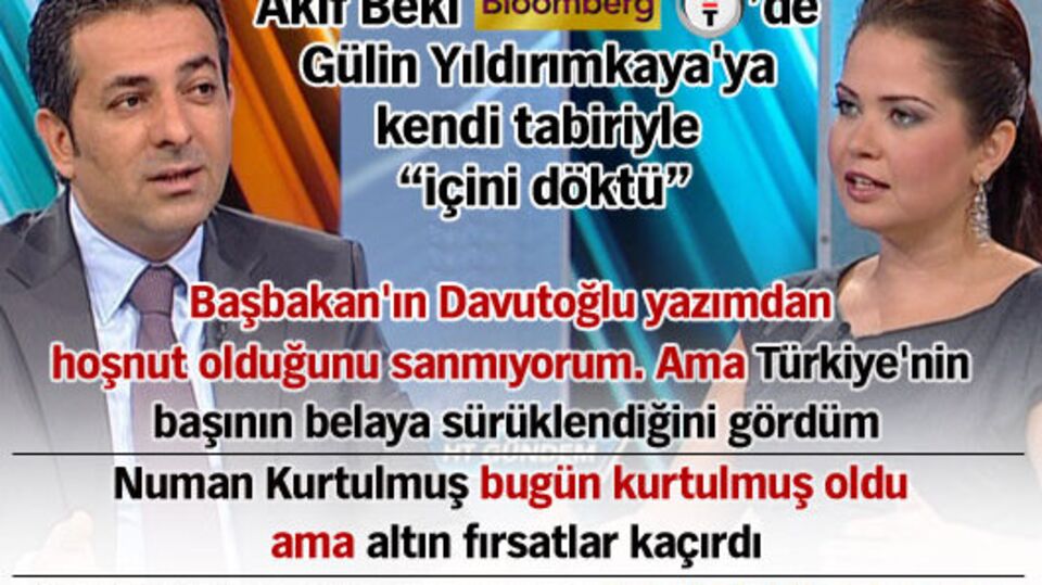 Akif Beki Bloomberg HT'de