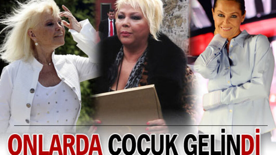 Onlar da çocuk gelindi