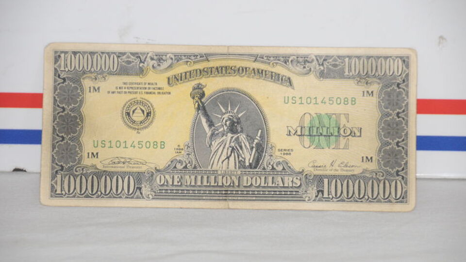 "One million dolars"ı satmak isterken yakalandılar