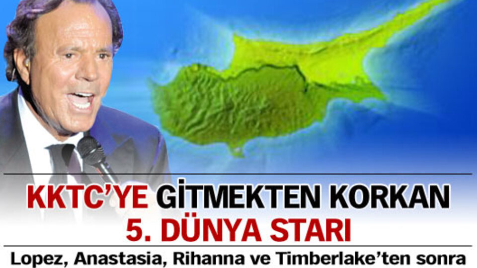 KKTC'ye gitmekten korkan 5. dünya starı!