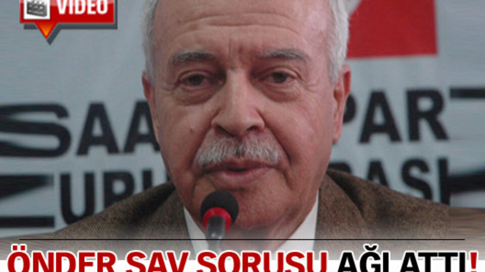 Önder Sav sorusu ağlattı!