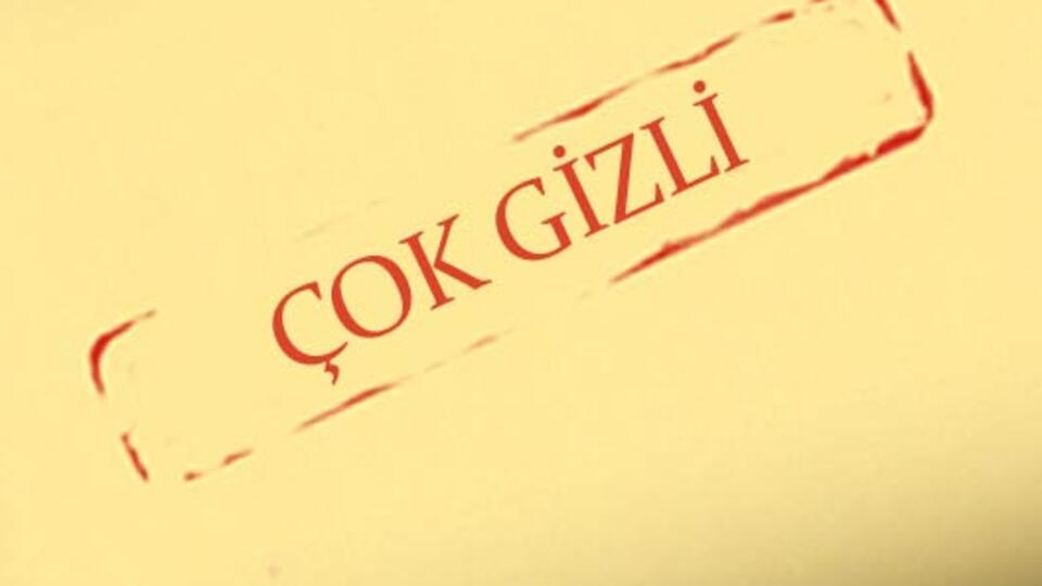 Genelkurmay: "Güvenliğe ilişkin gizli belge"