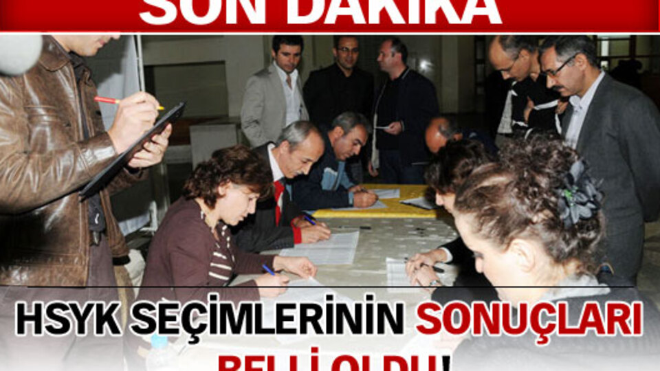 HSYK seçim sonuçları