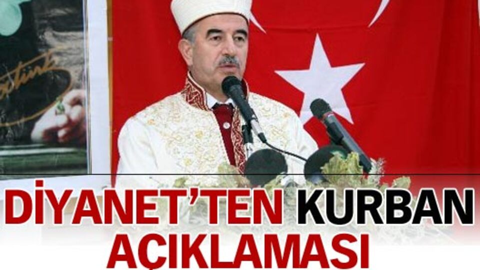 Diyanet'ten kurban açıklaması