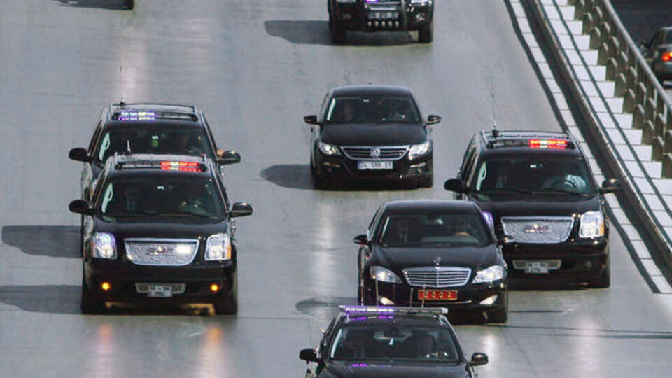 Başbakan'ın konvoyu küçüldü