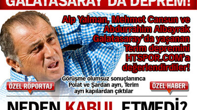 Terim neden kabul etmedi?