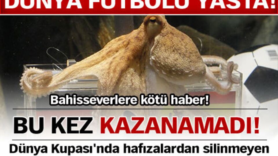 Bu kez kazanamadı!