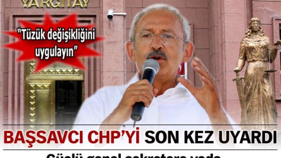 CHP'de 'güçlü genel sekreter'e veda