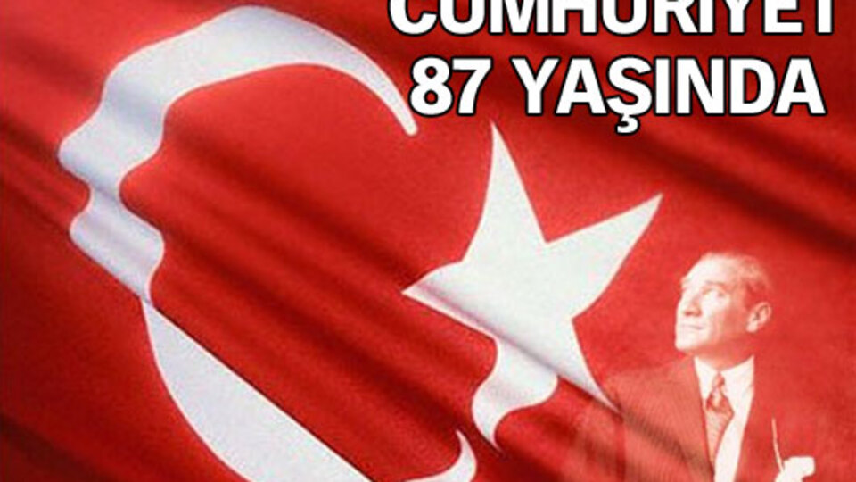 Cumhuriyet 87 yaşında