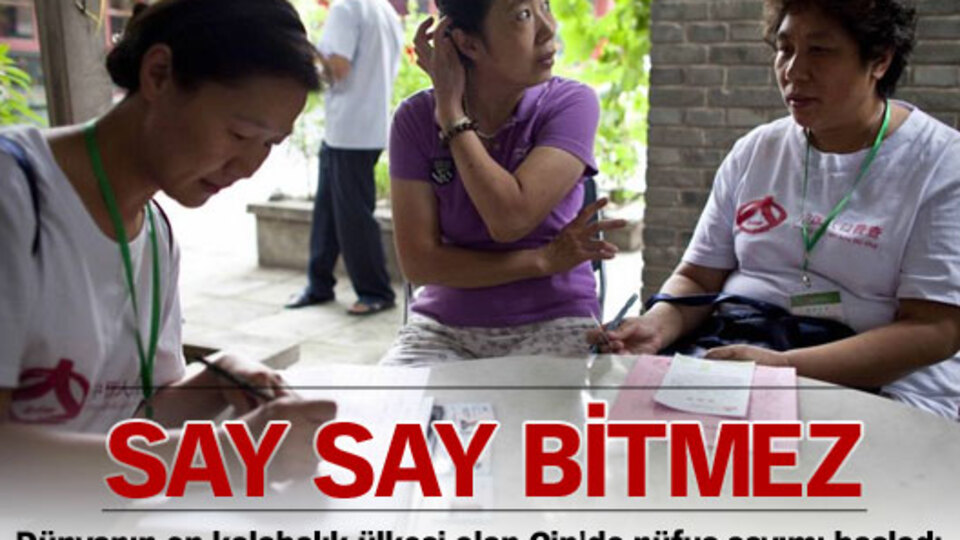 Çin'de nüfus sayımı başladı