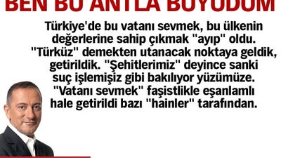 Ben bu antla büyüdüm