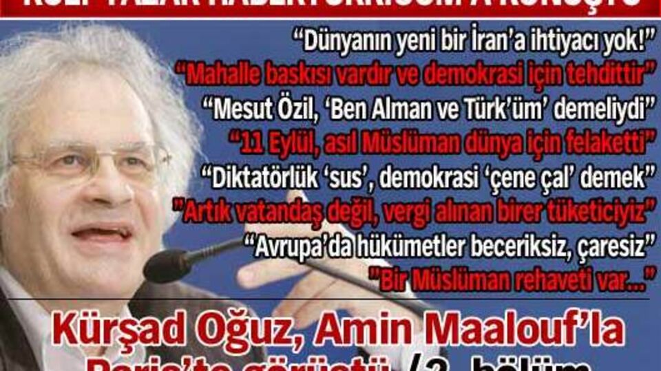 "Mahalle baskısı vardır ve demokrasi için bir tehdittir"