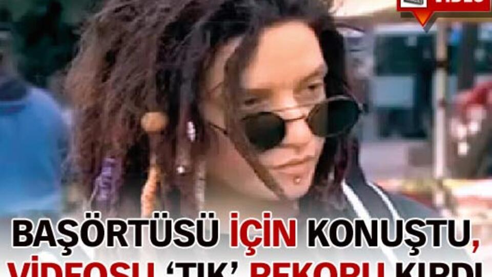 Başörtüsü için konuştu, videosu 'tık' rekoru kırdı