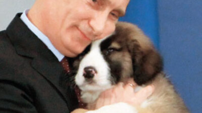 Putin'e çoban köpeği hediyesi