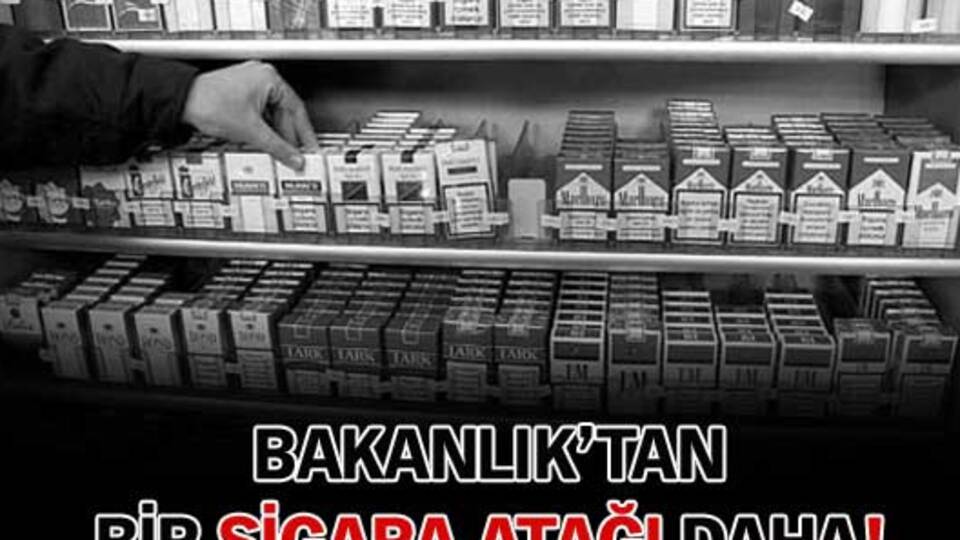 Bakanlık'tan bir sigara atağı daha