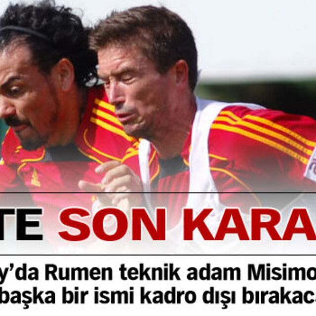 İşte son karar!