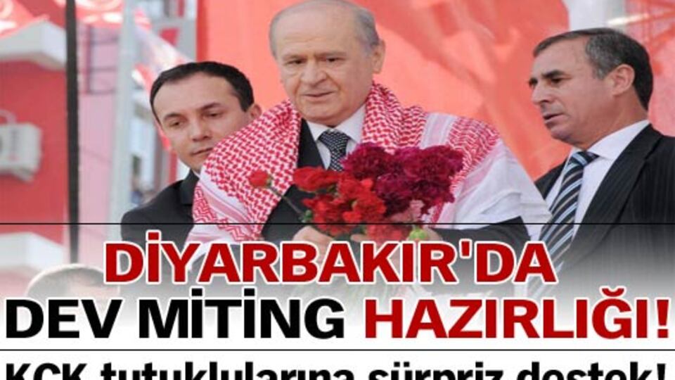 Diyarbakır'da dev miting hazırlığı!