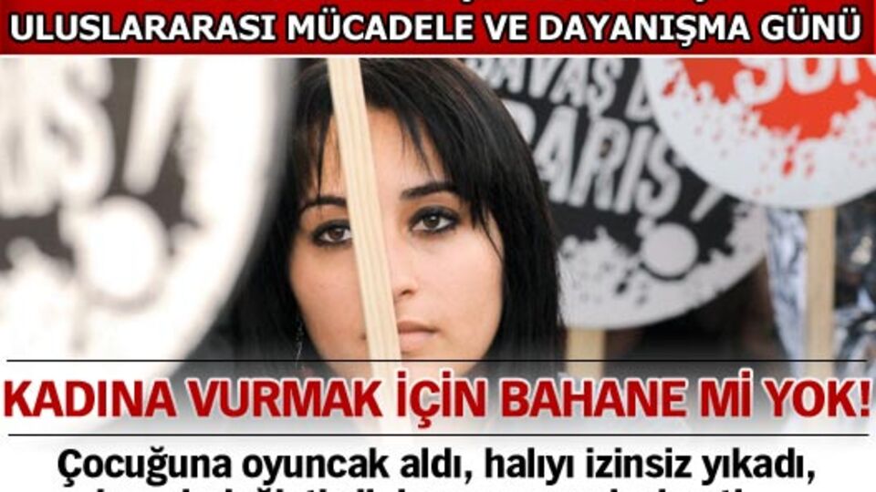 Kadına vurmak için bahane mi yok?