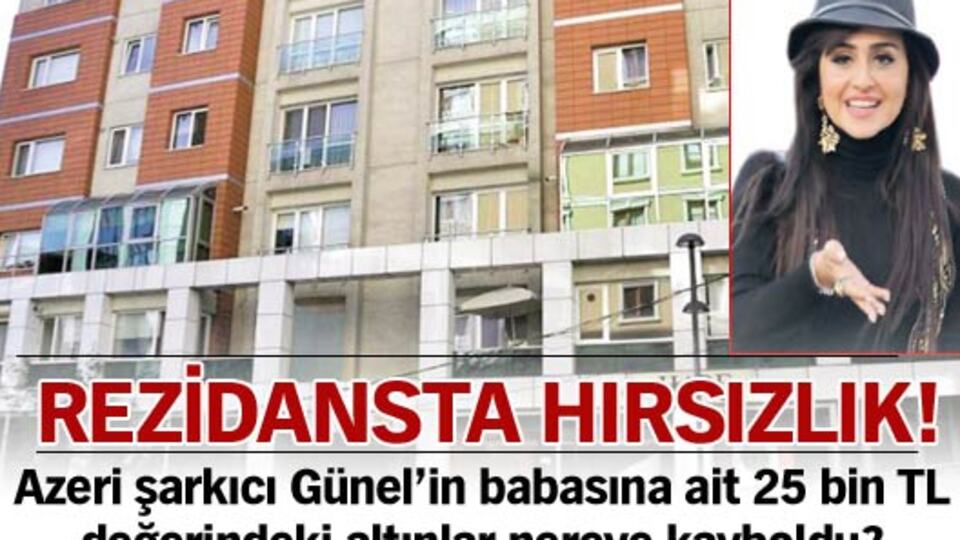 Rezidansta hırsızlık!